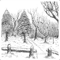 Painting Winter Spirit Winter spirit of pen and ink painting Supplier